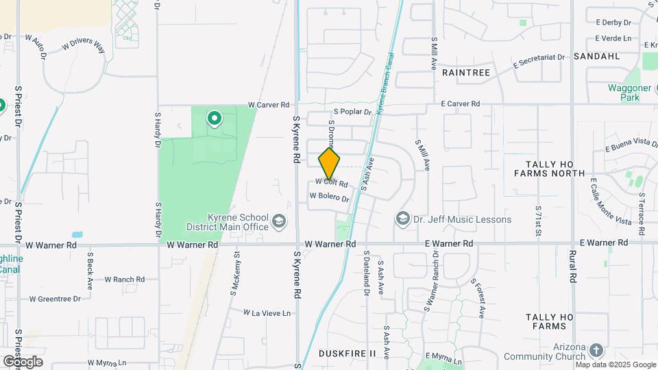 407 W Colt Rd Map and Location Details