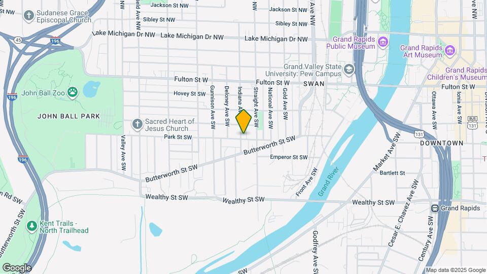 829 Park St SW, Unit 2 Map and Location Details