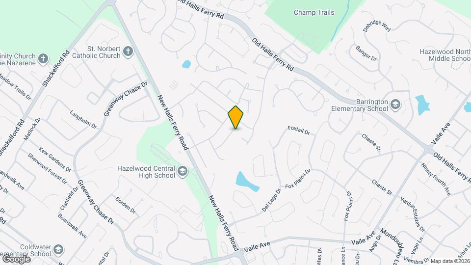 3870 Hope Haven Dr Map and Location Details