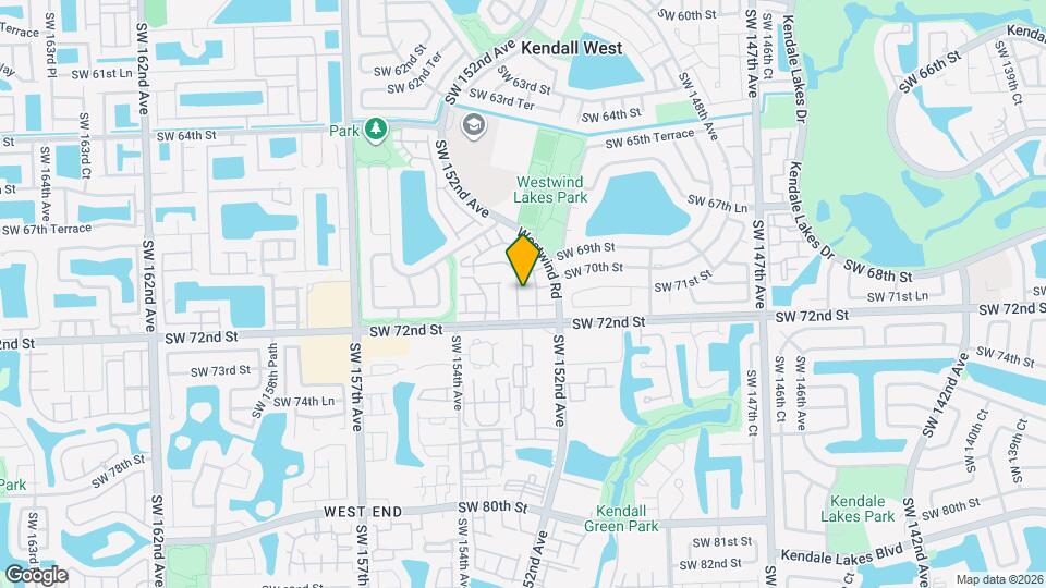7097 SW 152nd Pl Map and Location Details