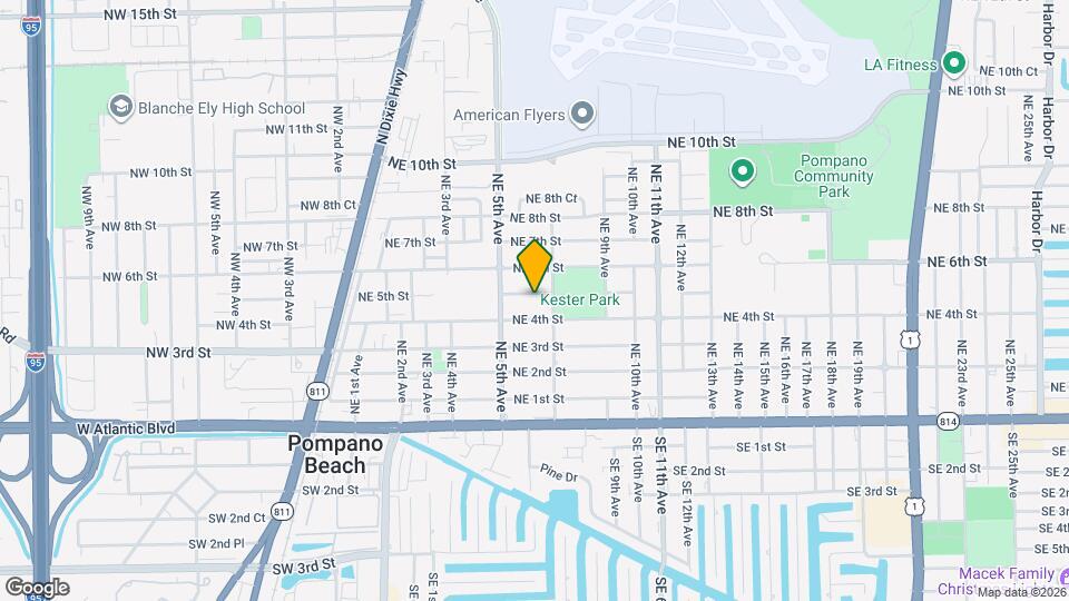 650 NE 5th St Map and Location Details