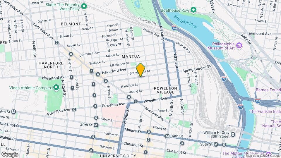 3618 Spring Garden St Map and Location Details