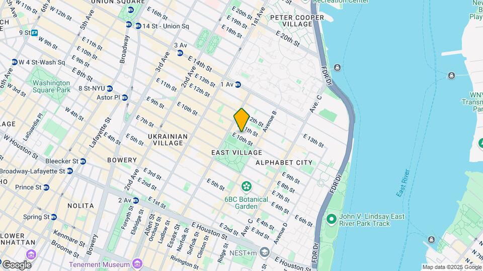 313 E Tenth St Mapa y Detalles de la Ubicación