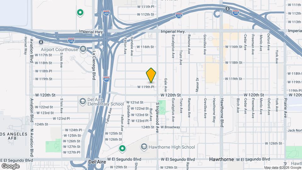 4825 W 119th Pl Map and Location Details