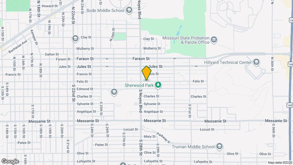 2806 Felix St Map and Location Details