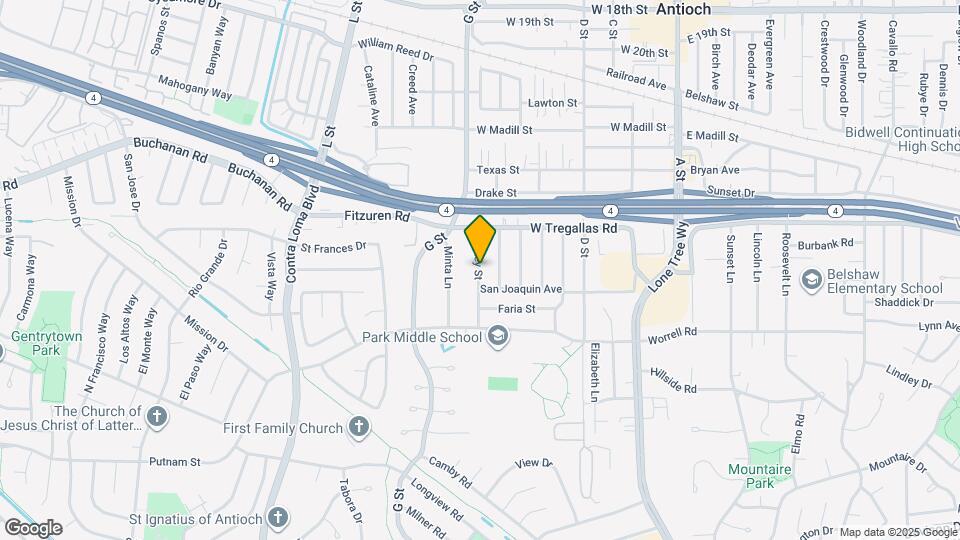 2747 El Rey St Map and Location Details