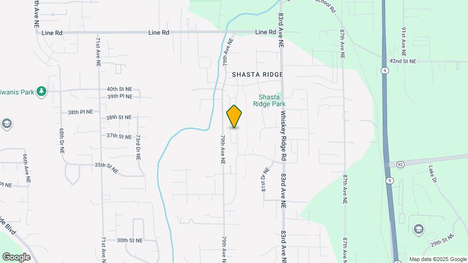 3710 80th Ave NE Map and Location Details