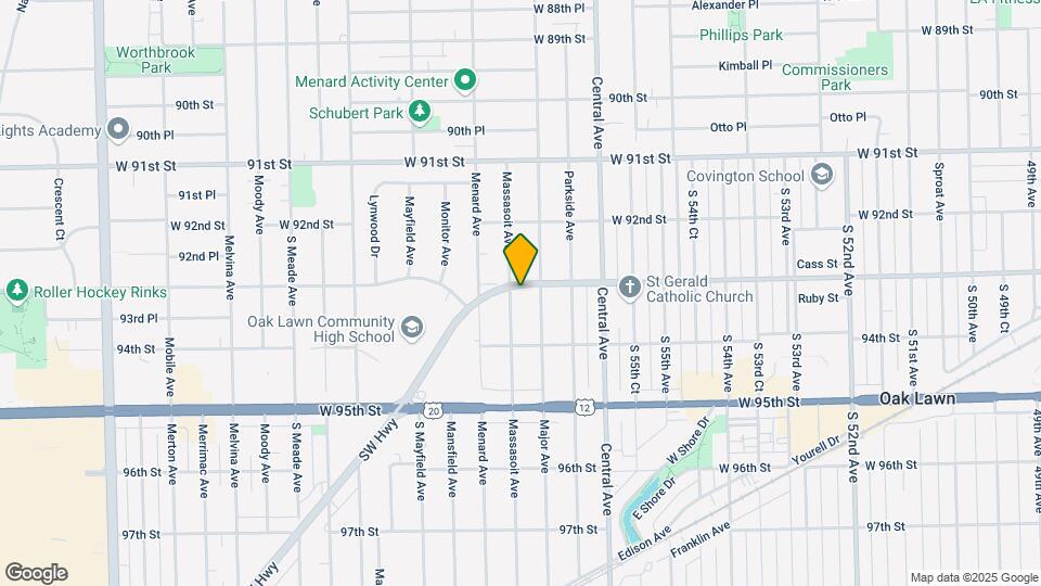 9305 Massasoit Ave Map and Location Details