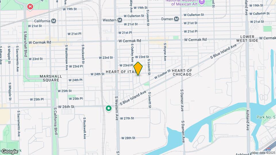 2412 S Bell Ave, Unit #1 Map and Location Details