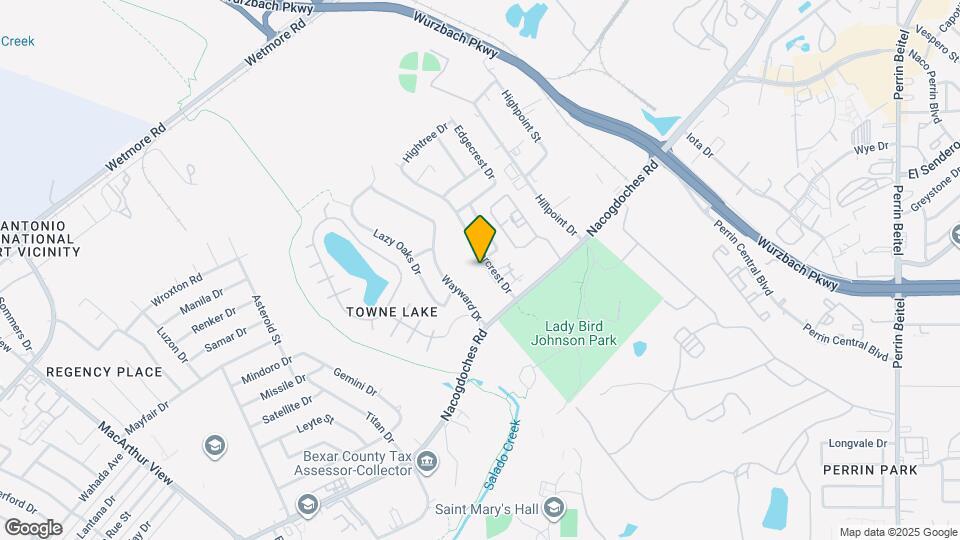 10565 Starcrest Dr Map and Location Details