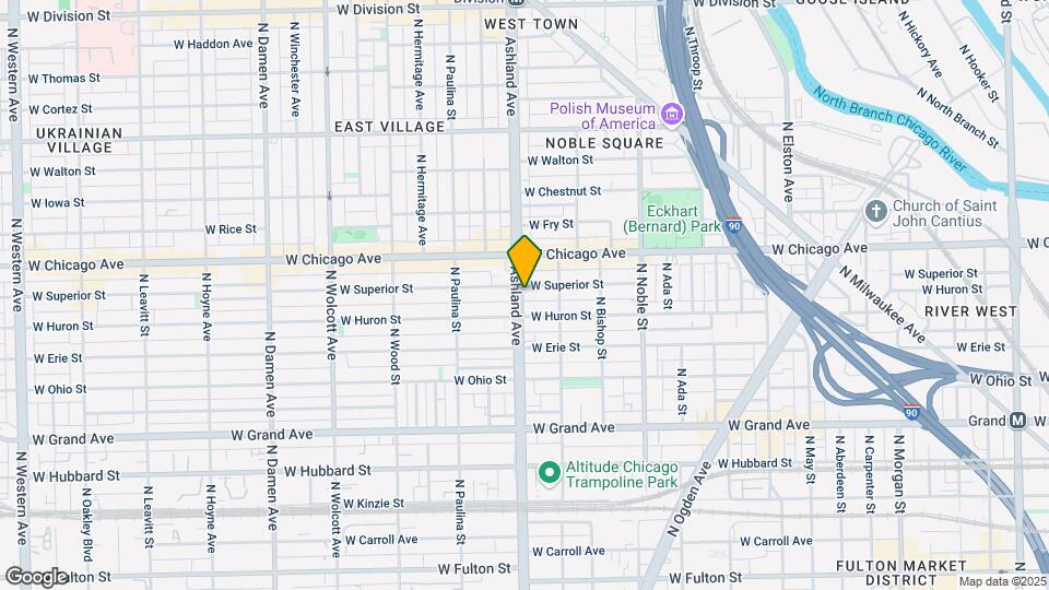 1533 W Superior St Map and Location Details