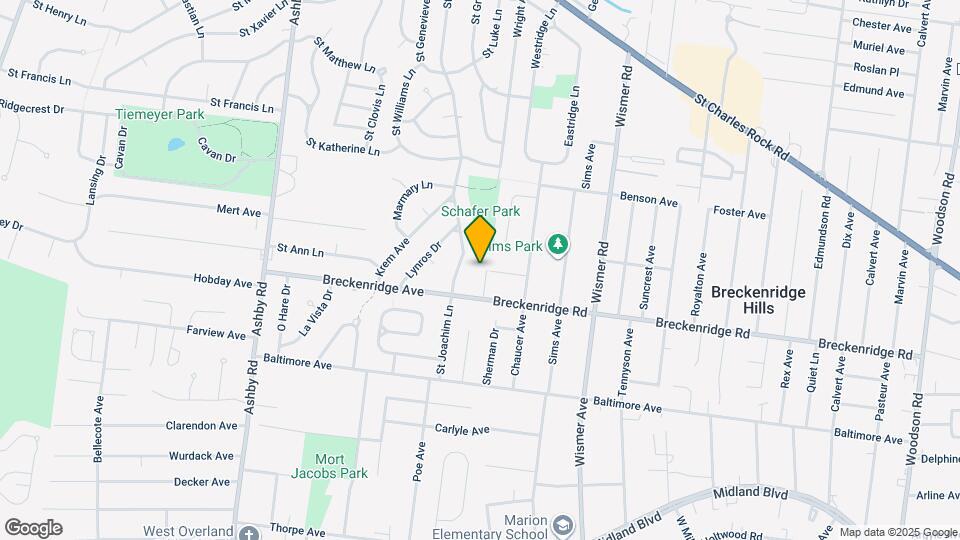 3219 Buder Ct Map and Location Details