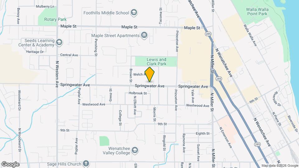 1312 Springwater Ave Map and Location Details