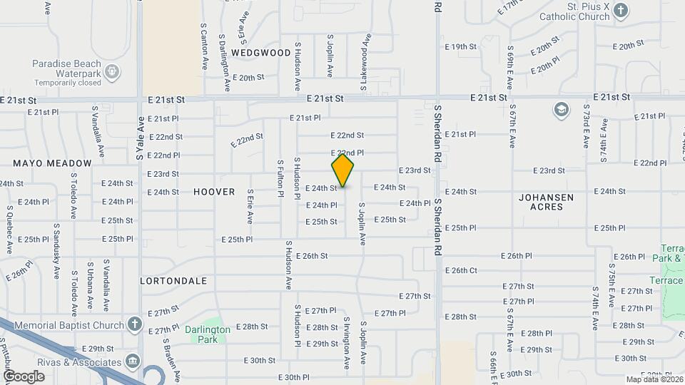 5764 E 24th St Map and Location Details