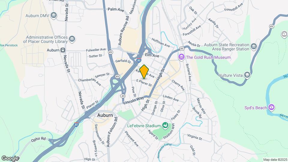 146 E Placer St Map and Location Details