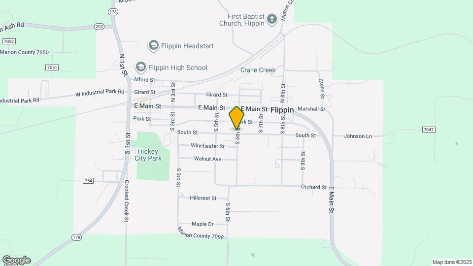 300 S 6th St Map and Location Details