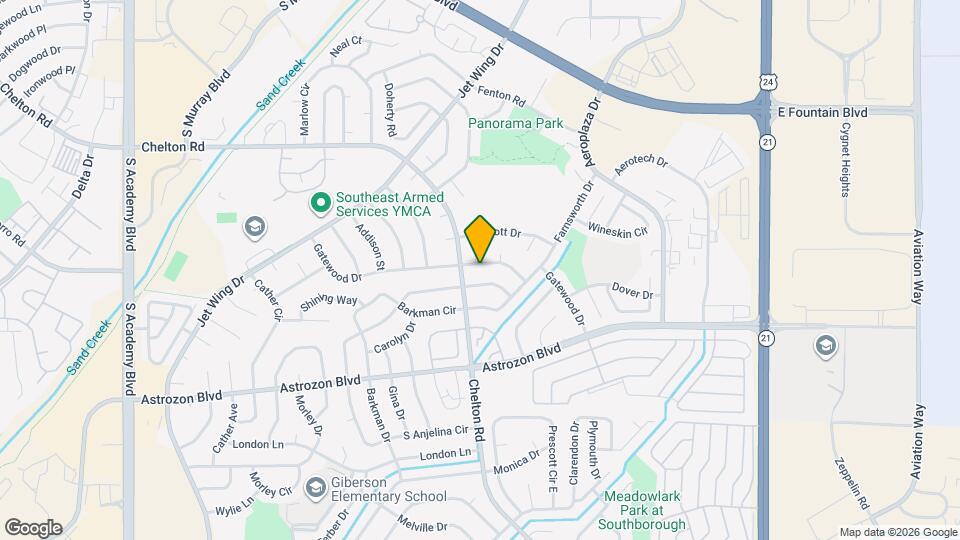 4621 Gatewood Dr Map and Location Details