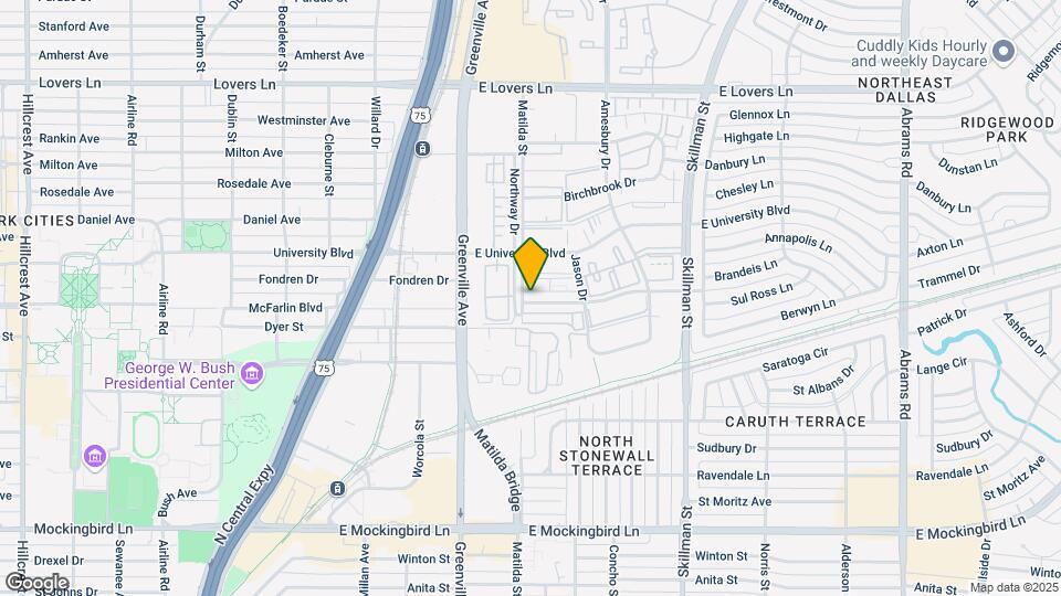 5815 Sandhurst Ln Map and Location Details