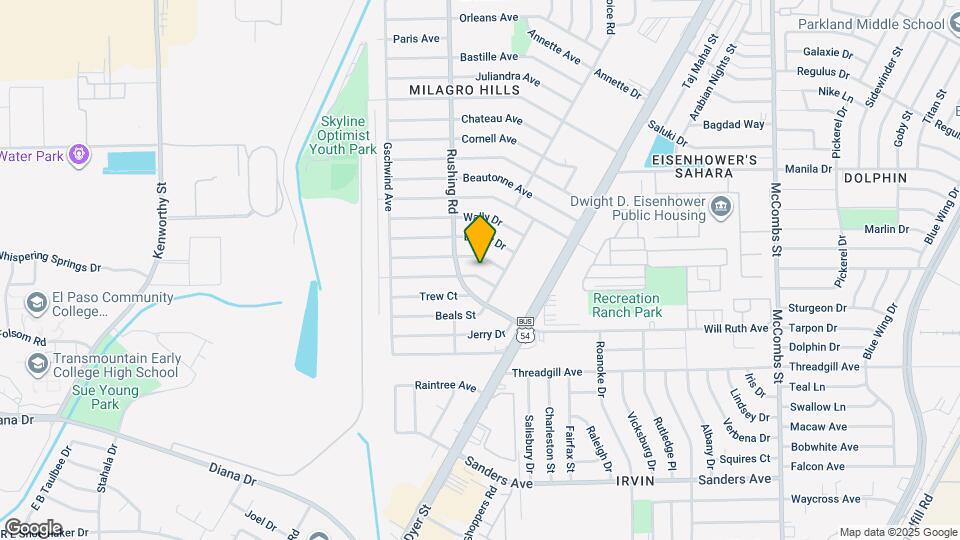 5207 Branon St Map and Location Details