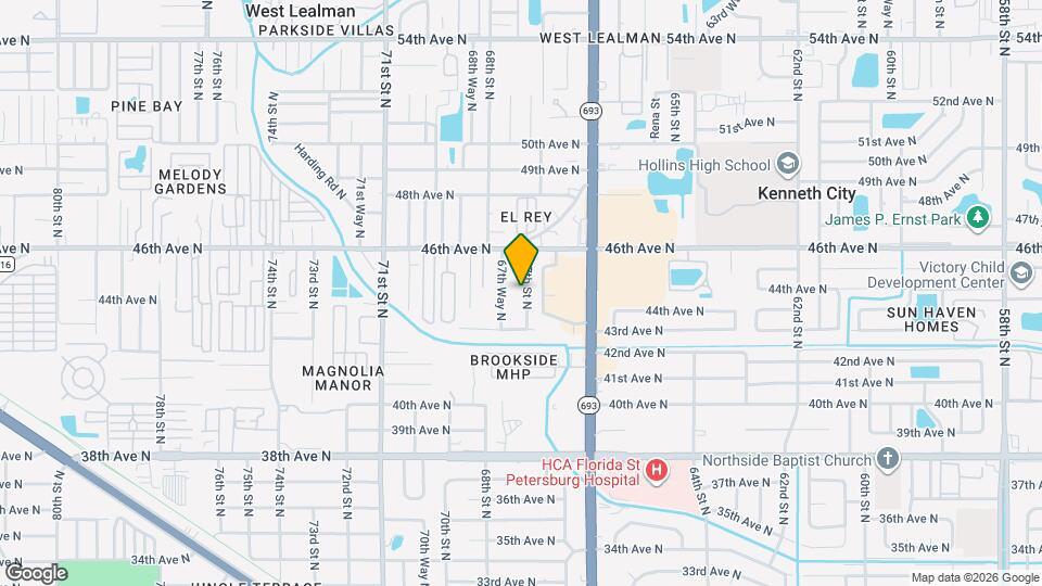 4420 67th St N Mapa y Detalles de la Ubicación