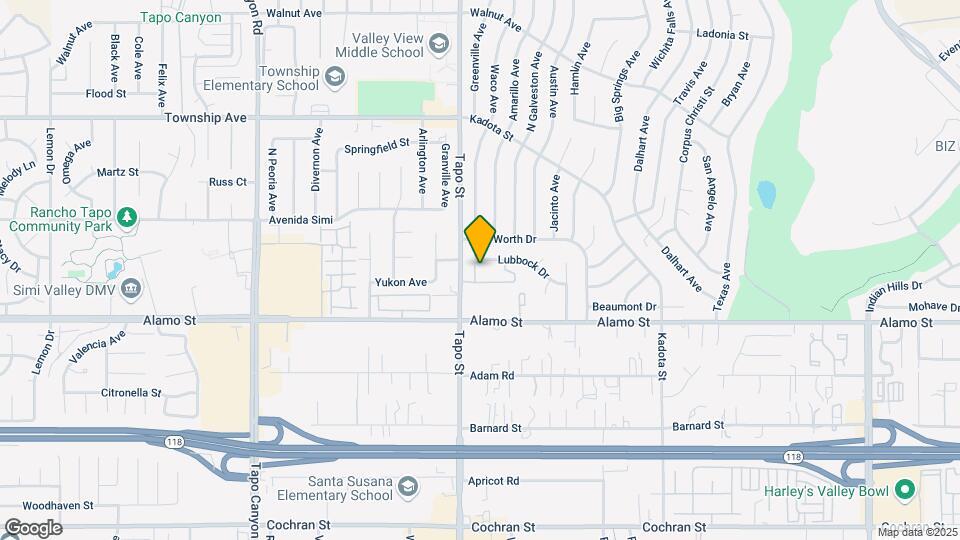 4496 Lubbock Dr Map and Location Details