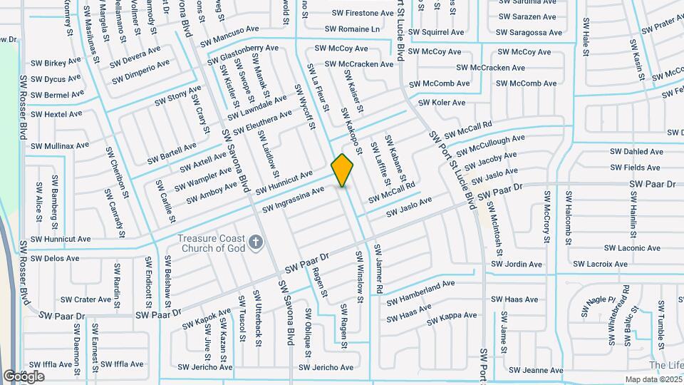 4013 SW Winslow St Map and Location Details