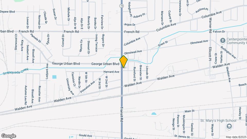 5823 Transit Rd Map and Location Details