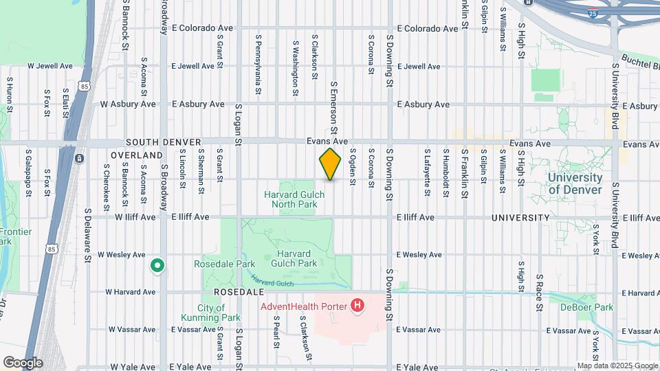 2209 S Emerson St Map and Location Details
