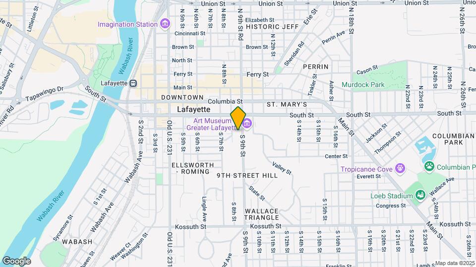 110 S 9th St Map and Location Details