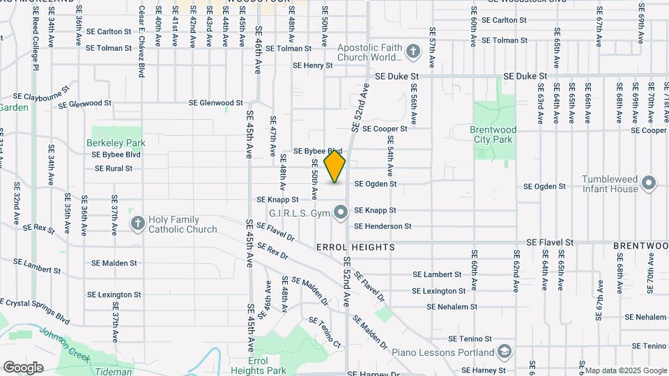 5114 SE Ogden St Mapa y Detalles de la Ubicación