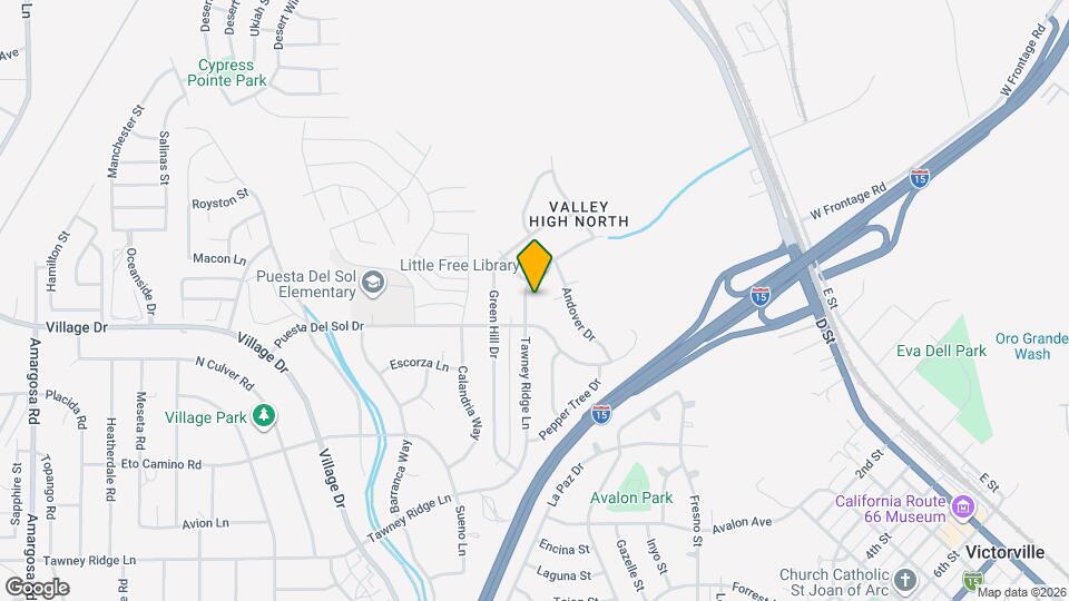 16185 Tawney Ridge Ln Map and Location Details