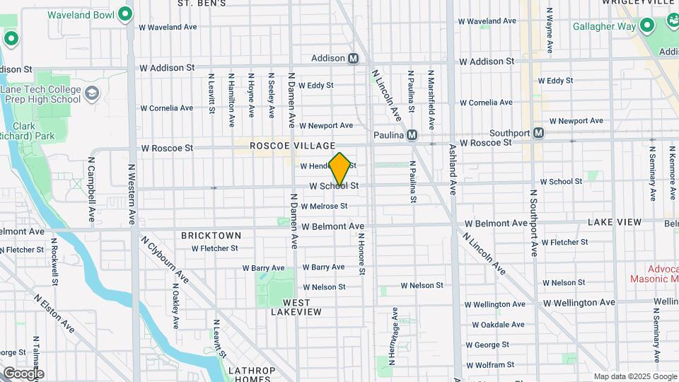 1841 W School St, Unit 1 Map and Location Details