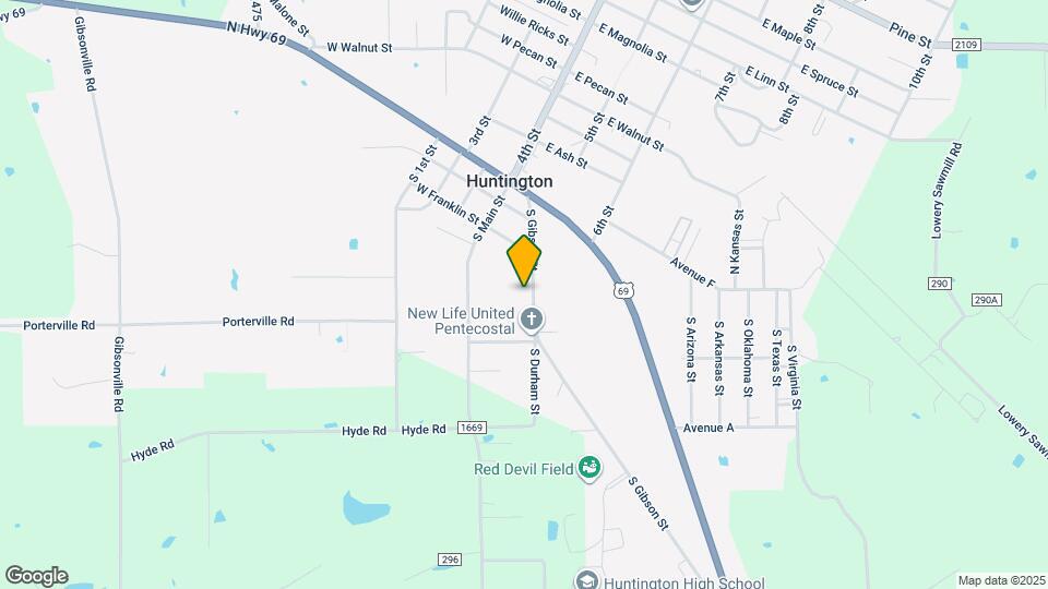 408 S Gibson St Map and Location Details