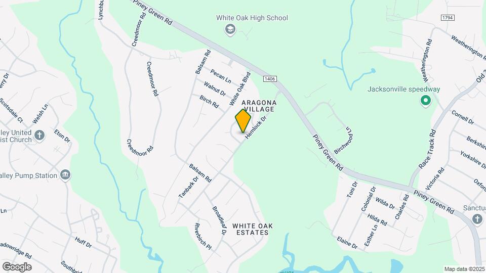 224 Hemlock Dr Map and Location Details