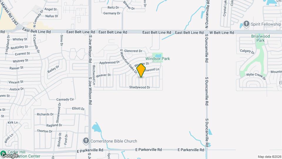 308 S Waterford Oaks Dr Map and Location Details