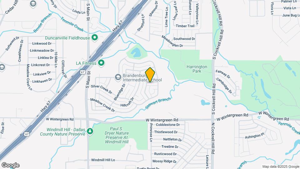 406 Whispering Hills Dr Map and Location Details