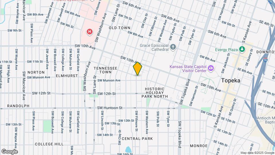 1100 SW Fillmore St Map and Location Details