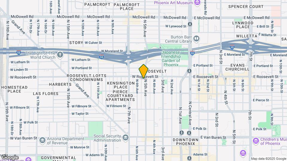 834 N 5th Ave Mapa y Detalles de la Ubicación