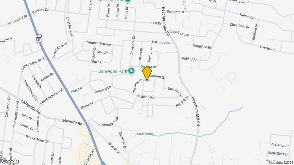 114 Bluegrass Rd Map and Location Details