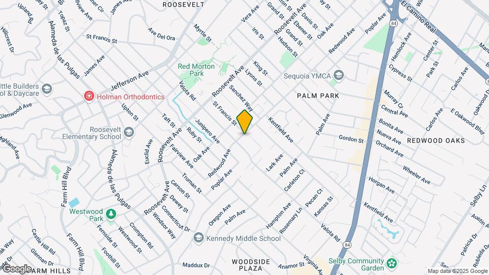 1611 Redwood Ave Mapa y Detalles de la Ubicación