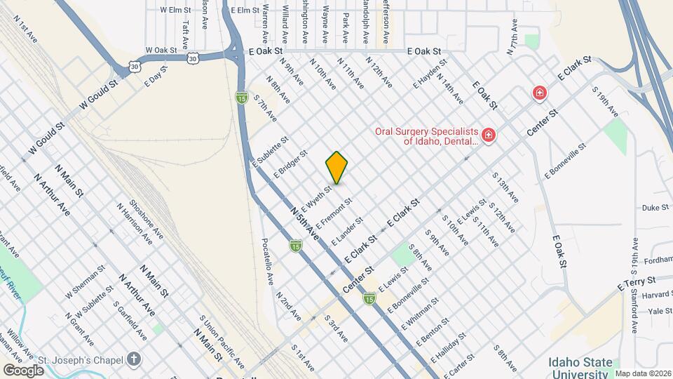 454 N 7th Ave Map and Location Details