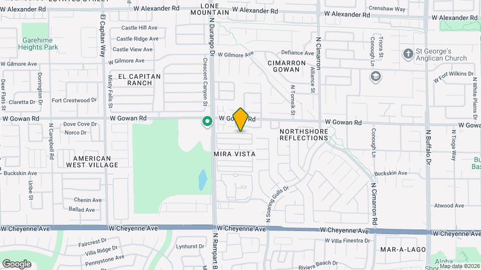 8425 Blazing Sun Ave Map and Location Details