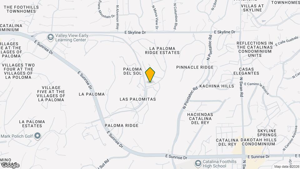 4120 E Placita Presilla Map and Location Details