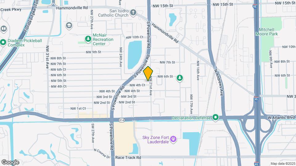 2121 NW 4th Ct Map and Location Details