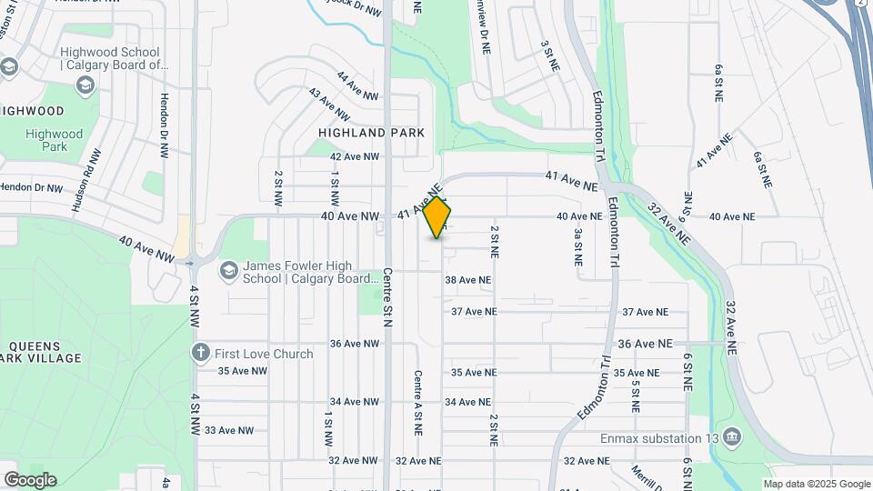 3919 1st St NE Map and Location Details