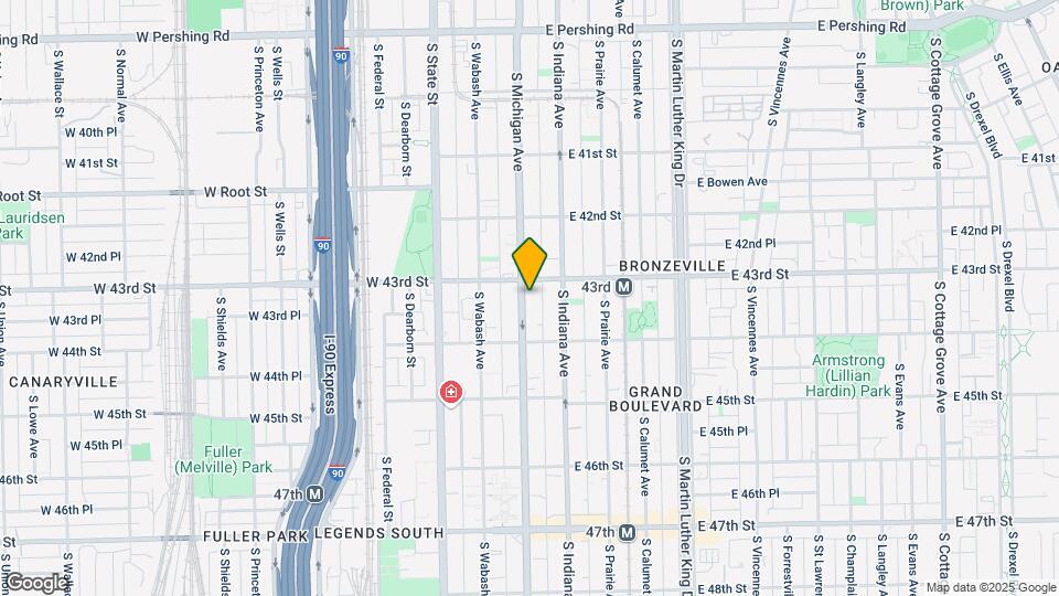4317 S Michigan Ave Map and Location Details