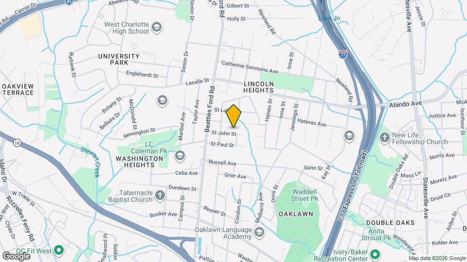 2006 St Johns St Map and Location Details