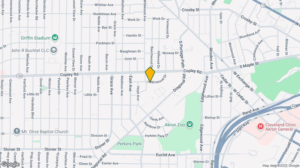 575 Fernwood Dr Map and Location Details