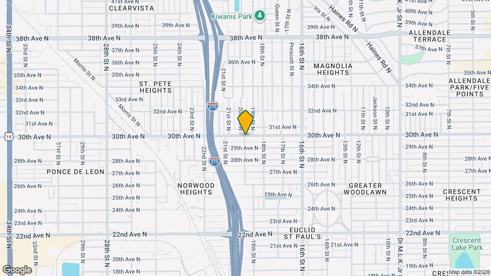 1934 30th Ave N Map and Location Details