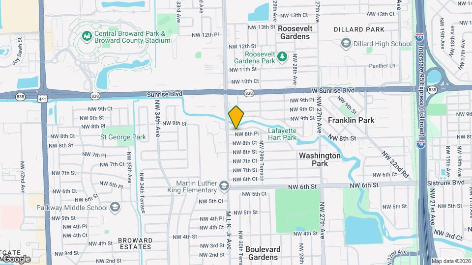 3025 NW 8th Rd Map and Location Details